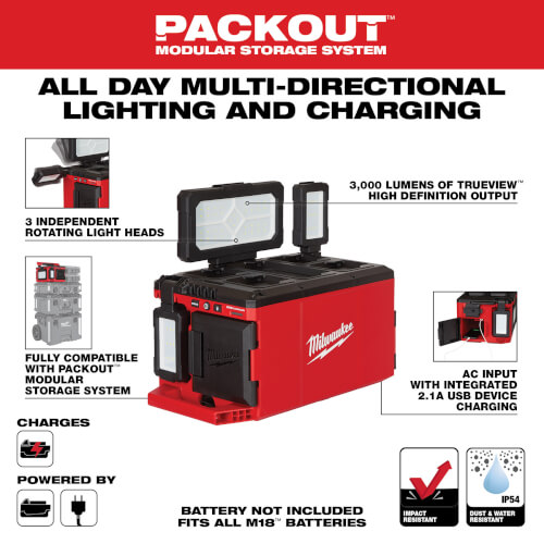 M18 PACKOUT Light/Charger