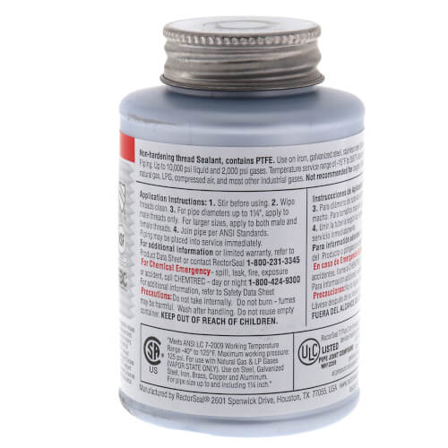 RectorSeal T Plus 2 Pipe Thread Sealant (4 oz.)