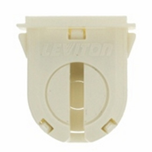 Fluorescent Lampholder, Dedicated T8, 16mm Lamp Center, Small Bi-pin, 660w-600v Slide On (White)