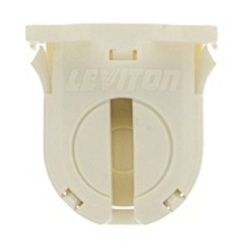 Fluorescent Lampholder, Dedicated T8, 16mm Lamp Center, Small Bi-pin, 660w-600v Snap-in (White)