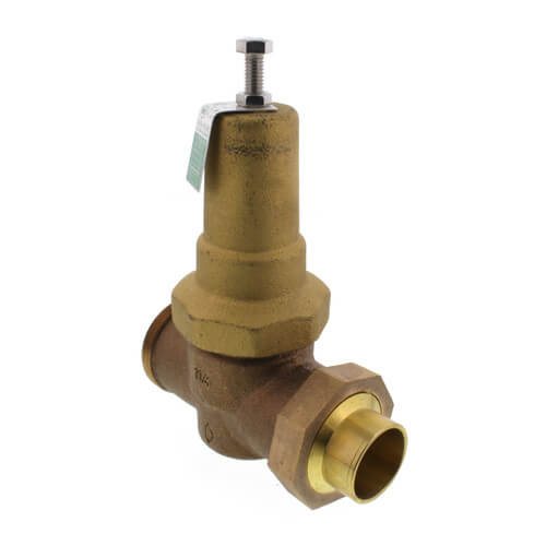 1-1/4" EB45 Single Union Sweat Pressure Regulating Valve, 45 PSI (Lead Free)