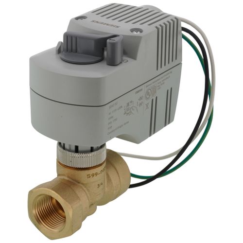 3/4" NPT 2-Way Normally Closed Zone Valve SR Fail Safe Actuator, 4.1 Cv (120V)