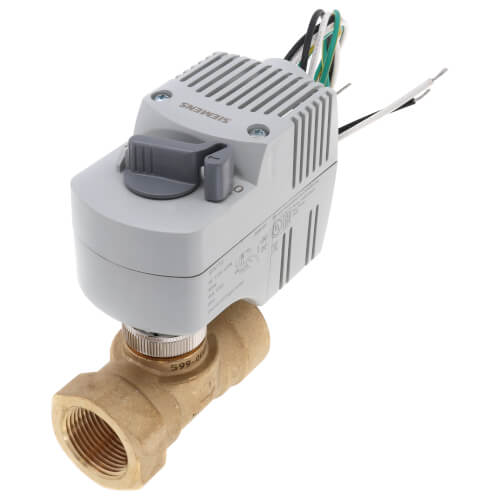 1" NPT 2-Way Normally Closed Zone Valve SR Fail Safe Actuator, 7.1 Cv (120V)