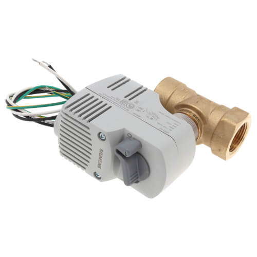 1" NPT 2-Way Normally Closed Zone Valve SR Fail Safe Actuator, 7.1 Cv (120V)