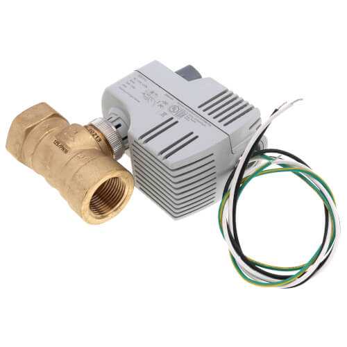 1" NPT 2-Way Normally Closed Zone Valve SR Fail Safe Actuator, 7.1 Cv (120V)