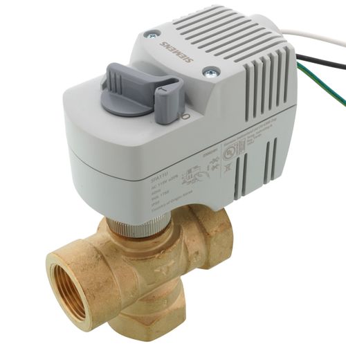 1" NPT 3-Way Diverting Zone Valve Fail AB-B Actuator, 7.0 Cv (120V)
