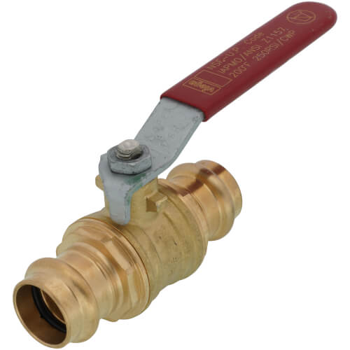 3/4" ProPress Bronze/Brass Full Port Ball Valve (Press x Press)
