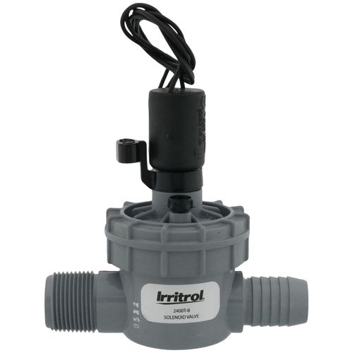 1" MNPT x Barb PVC Globe Valve w/ Threaded Bonnet