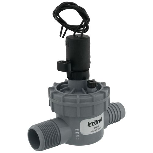1" MNPT x Barb PVC Globe Valve w/ Threaded Bonnet