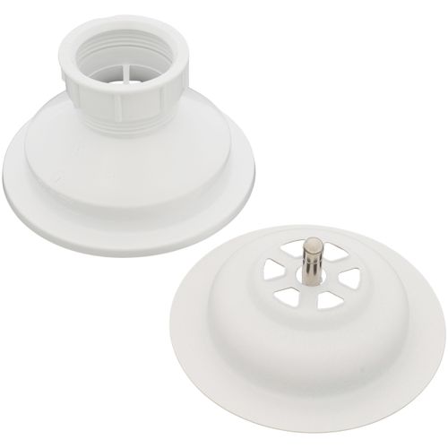 Color-Coordinated Metal Basket Strainer (White)
