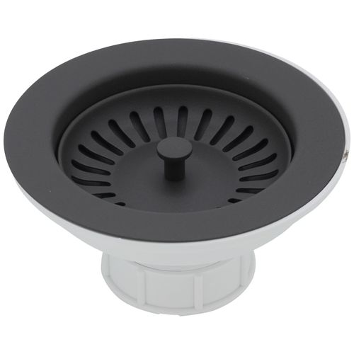 Color-Coordinated Metal Basket Strainer (Cinder)