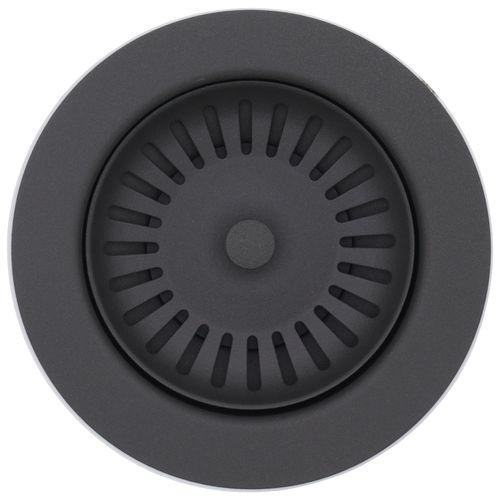 Color-Coordinated Metal Basket Strainer (Cinder)
