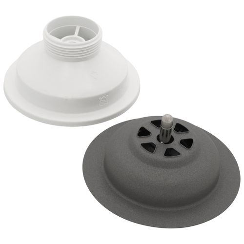 Color-Coordinated Metal Basket Strainer (Metallic Gray)