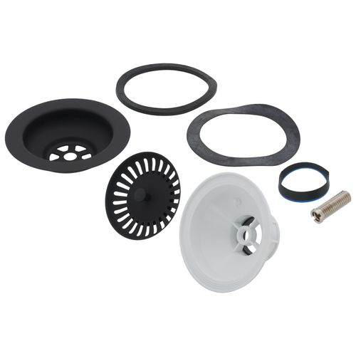 Color-Coordinated Metal Basket Strainer (Coal Black)