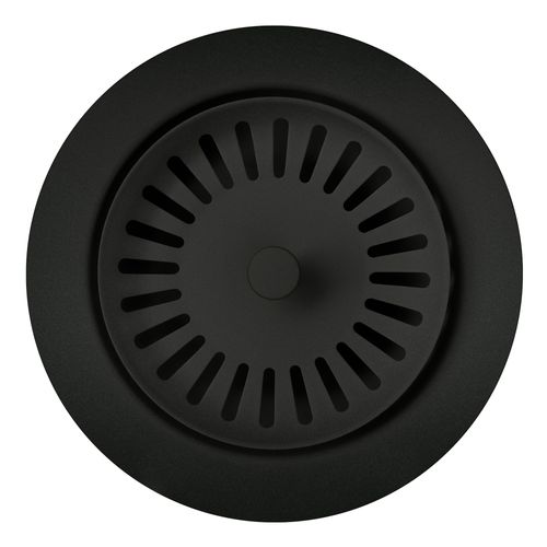 Color-Coordinated Metal Disposal Flange (Coal Black)