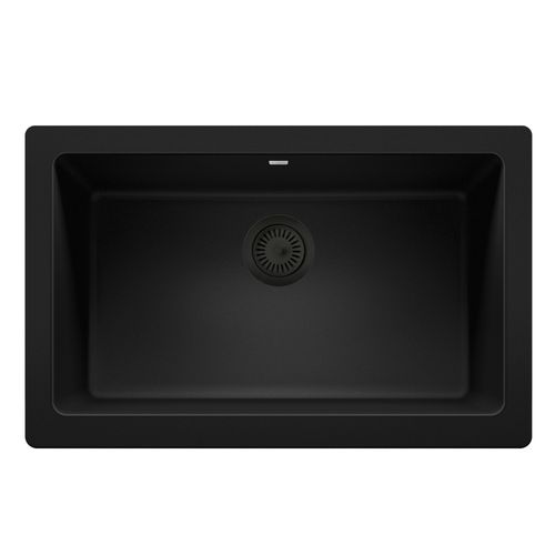 Color-Coordinated Metal Disposal Flange (Coal Black)