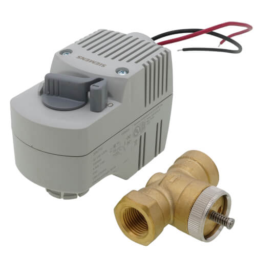 1/2" NPT 2-Way Normally Closed Zone Valve SR Fail Safe Actuator, 1.0 Cv (24V)