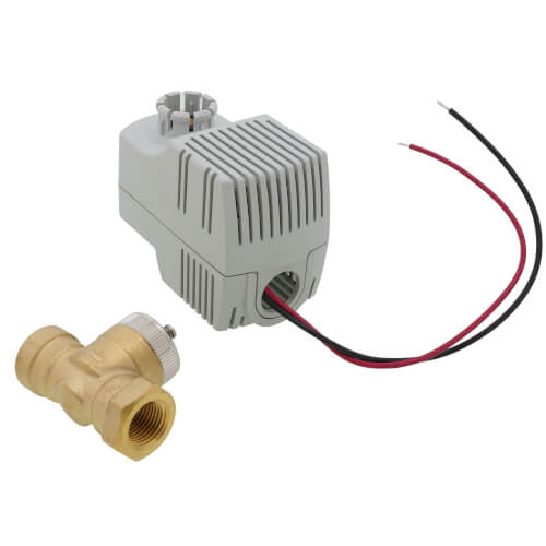 1/2" NPT 2-Way Normally Closed Zone Valve SR Fail Safe Actuator, 1.0 Cv (24V)