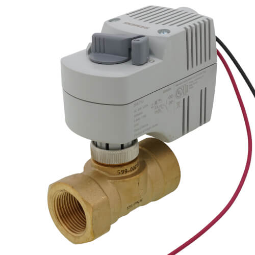 1" NPT 2-Way Normally Closed Zone Valve SR Fail Safe Actuator, 7.0 Cv (24V)
