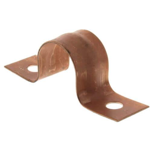 1/2" 2 Hole Carbon Steel Strap (Copper Plated)