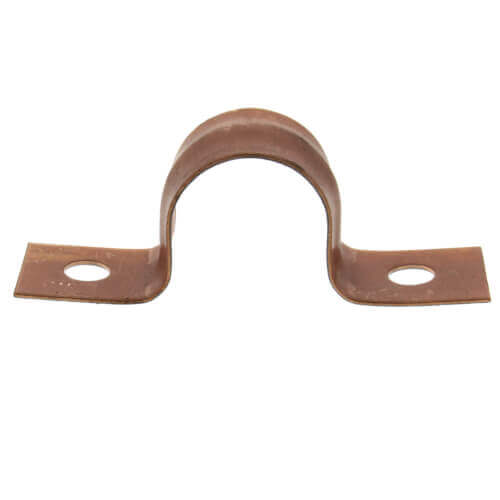 1/2" 2 Hole Carbon Steel Strap (Copper Plated)