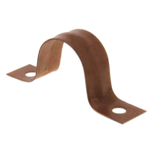 3/4" 2 Hole Carbon Steel Strap (Copper Plated)
