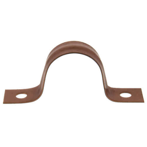 3/4" 2 Hole Carbon Steel Strap (Copper Plated)