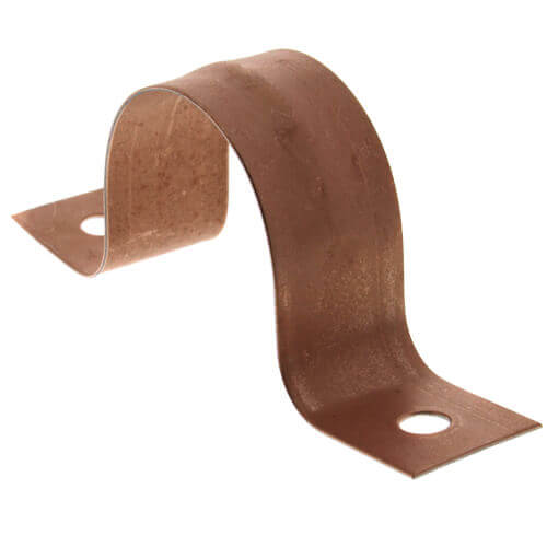 1" 2 Hole Carbon Steel Strap (Copper Plated)