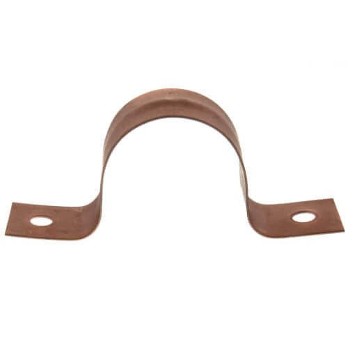 1" 2 Hole Carbon Steel Strap (Copper Plated)