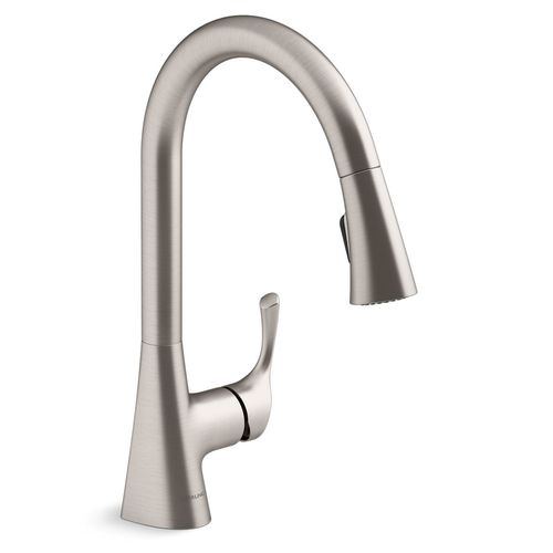 Valton 1-Handle Pull Down Kitchen Faucet (Vibrant Stainless)