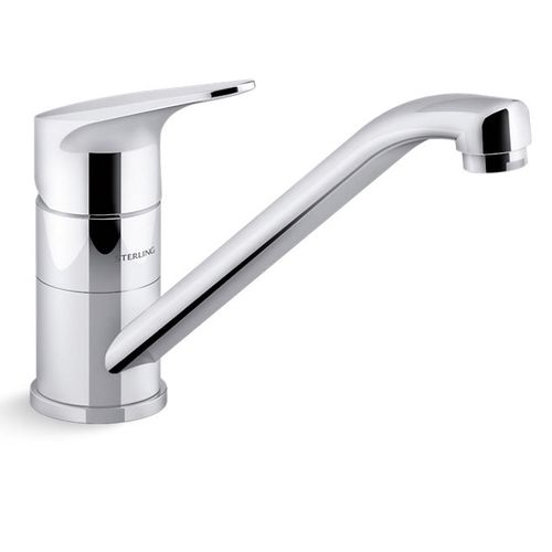 Valton 1-Handle Swing Spout Kitchen Faucet (Polished Chrome)