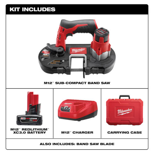 M12 Cordless Sub-Compact Band Saw Kit