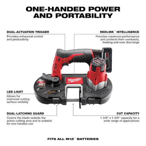 M12 Cordless Sub-Compact Band Saw Kit