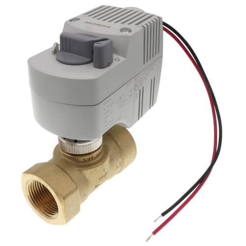 1" NPT 2-Way Normally Open Zone Valve SR Fail Safe Actuator, 7.0 Cv (24V)