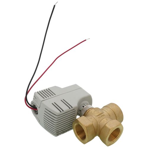 1" NPT 3-Way Diverting Zone Valve Fail AB-A Actuator, 7.0 Cv (24V)