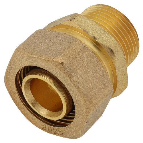 3/4" PEX-AL-PEX x 3/4" MNPT Transition w/ Fitting Assembly