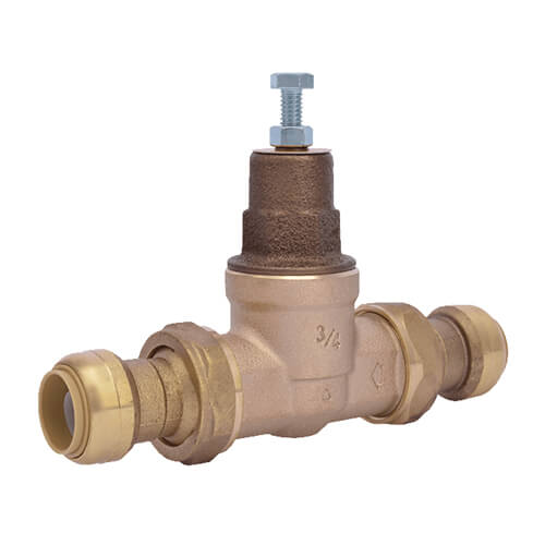 3/4" EB45 Double Union SharkBite Pressure Regulating Valve (PRV) with Metal Top