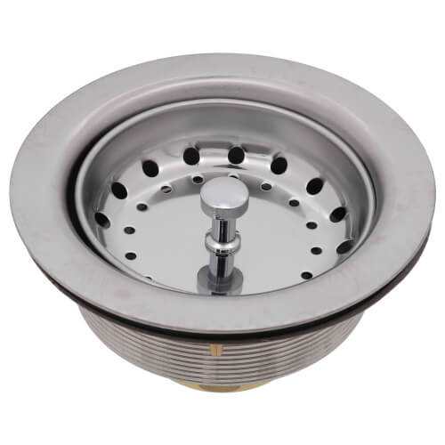 Big Boy Stainless Steel Spring Post Basket Strainer (Chrome Finish)