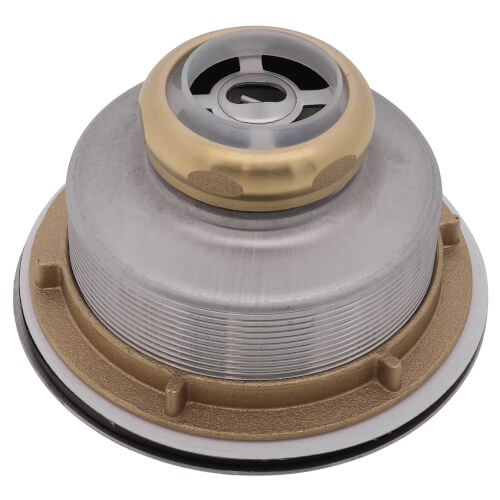Big Boy Stainless Steel Spring Post Basket Strainer (Chrome Finish)