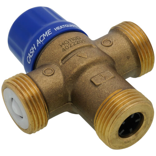 HG-110DLF 3/4" SharkBite Heatguard Thermostatic Mixing Valve w/ Integral Connectors (Lead Free)