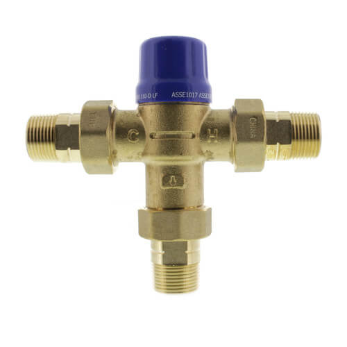 HG110-D, 3/4" MNPT Thermostatic Mixing Valve (Lead Free)
