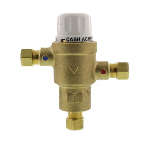 HG145, 3/8" Compression Thermostatic Mixing Valve (Lead Free)