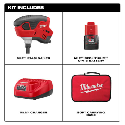 M12 Palm Nailer Kit 5 M12 Palm Nailer Kit
