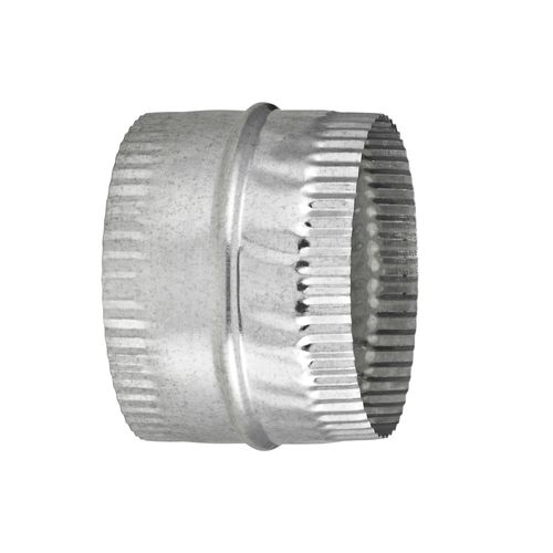 6" Galvanized Connector for Rigid, Semi-rigid, and Flexible Duct