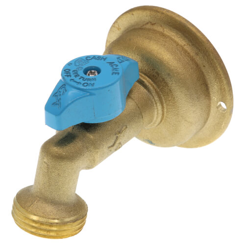 1/2" Push-Fit x 3/4" MHT 90-Degree Hose Bibb â?Quarter Turn (Lead Free)