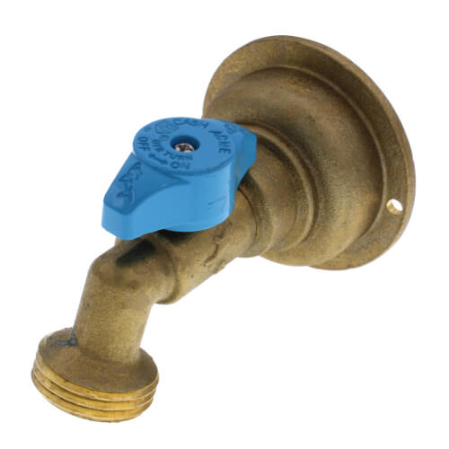3/4" Push-Fit x 3/4" MHT 90-Degree Hose Bibb â?Quarter-Turn (Lead Free)