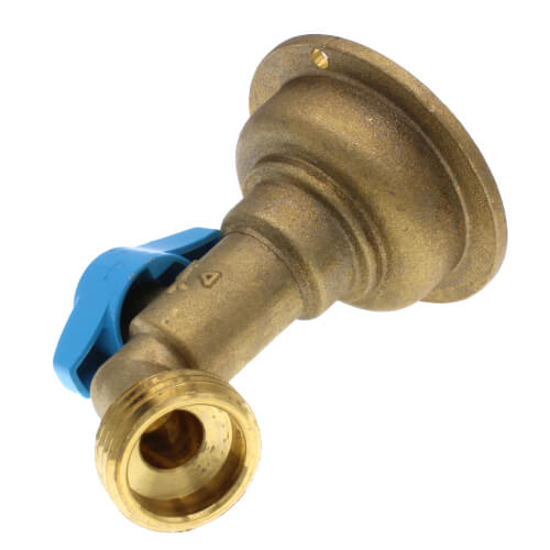 3/4" Push-Fit x 3/4" MHT 90-Degree Hose Bibb â?Quarter-Turn (Lead Free)