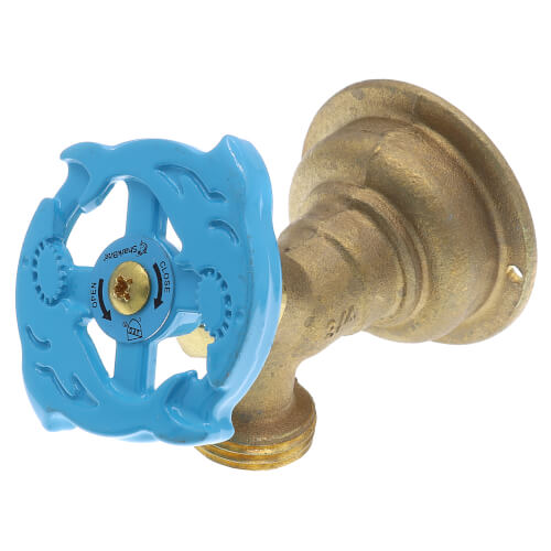 3/4" Push-Fit x 3/4" MHT 90-Degree Hose Bibb - Multi-Turn (Lead Free)