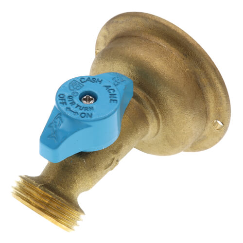 1/2" Push-Fit x 3/4" MHT No-Kink 45-Degree Hose Bibb â?Quarter Turn (Lead Free)