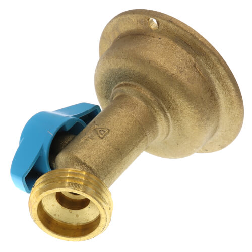 1/2" Push-Fit x 3/4" MHT No-Kink 45-Degree Hose Bibb â?Quarter Turn (Lead Free)